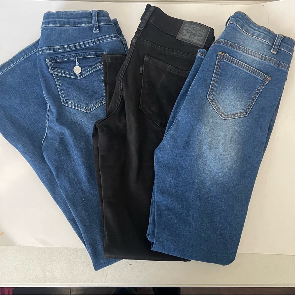 Set of three jeans size M/27 2 SHEIN 1 Levi’s
